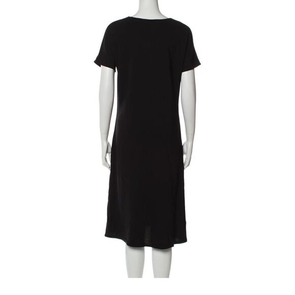 The Row SZ 8 black Crew Neck Midi Length Dress - Picture 2 of 2